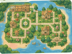Island layout map preview