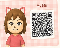 Mii QR card preview