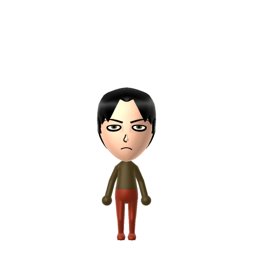 Levi Ackerman Mii for Tomodachi Life