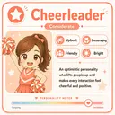 Cheerleader Mii — Considerate group on the Tomodachi Life personality chart