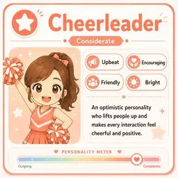 Cheerleader Mii — ESFJ match in Tomodachi Life