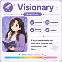Visionary Mii — Ambitious group on the Tomodachi Life personality chart