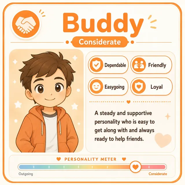 Buddy Mii — ISFJ Tomodachi Life match