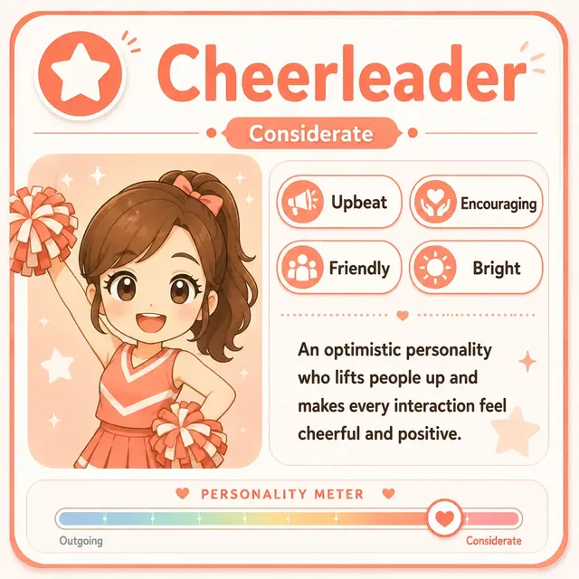 Cheerleader Mii — ESFJ Tomodachi Life match