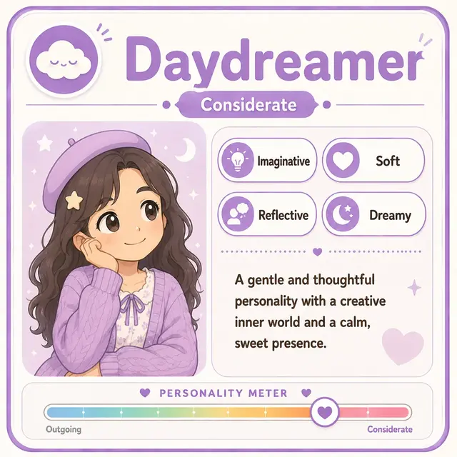 Daydreamer Mii — ISFP Tomodachi Life match
