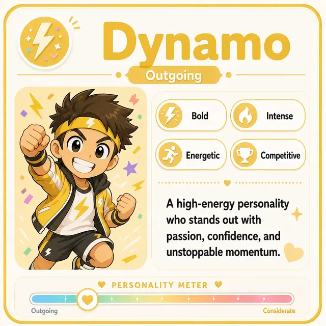 Dynamo Mii — ENFP Tomodachi Life match