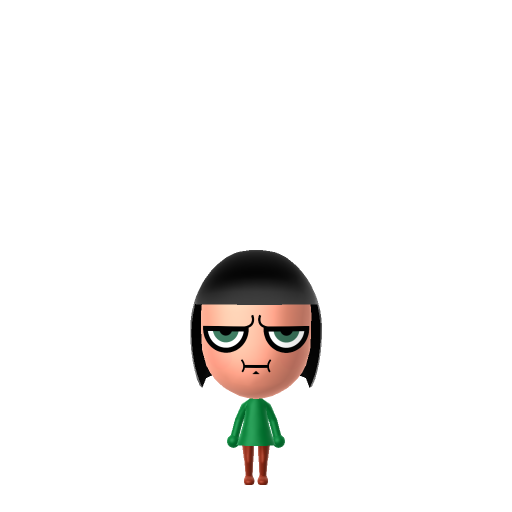 Buttercup Mii QR code — tap to download the 3DS QR or copy Studio code