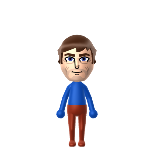 Captain Falcon Mii QR code — tap to download the 3DS QR or copy Studio code