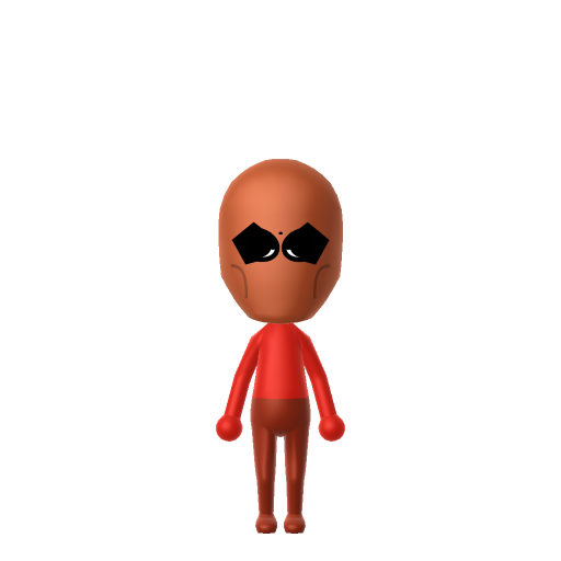Deadpool Mii QR code — tap to download the 3DS QR or copy Studio code