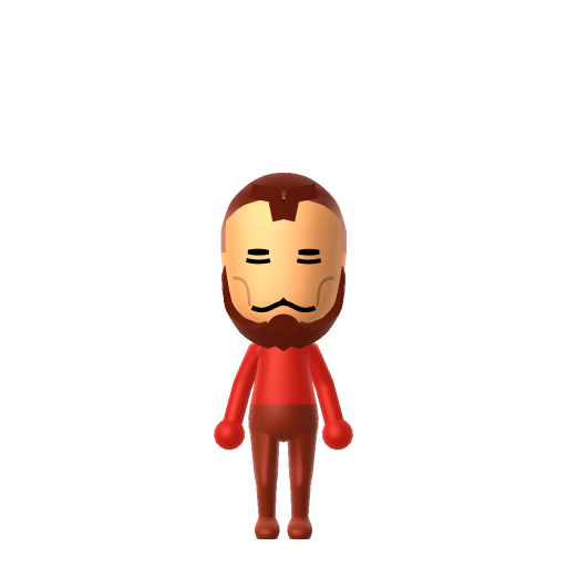 Iron Man Mii QR code — tap to download the 3DS QR or copy Studio code
