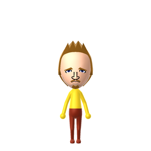 Jesse Pinkman Mii QR code — tap to download the 3DS QR or copy Studio code