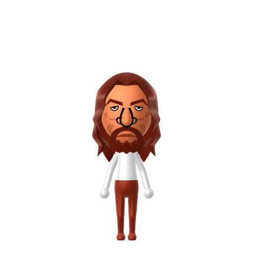 Jesus Mii QR code — tap to download the 3DS QR or copy Studio code