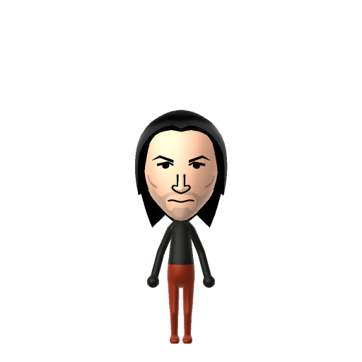 Keanu Reeves Mii QR code — tap to download the 3DS QR or copy Studio code